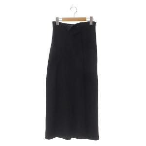 ORIGAMI TIGHT SKIRT スカート ロング フレア S ブラック