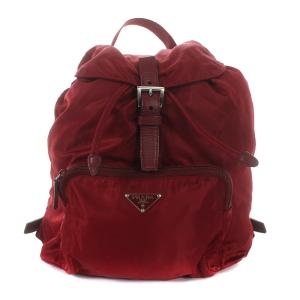 リュックサック ナイロン 赤