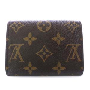 LOUIS VUITTON M41939 モノグラム ポルトモネ ロザリ フューシャ コインケース 茶