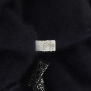 Plage ウールVネックシャギーニット セーター プルオーバー 長袖 ネイビー