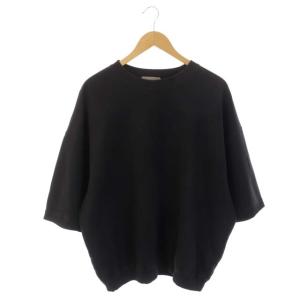 WIND AND SEA ロゴ刺繍 プルオーバー トレーナー スウェット 七分袖 L ダークグレー