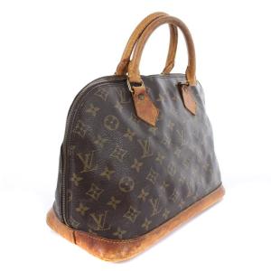 LOUIS VUITTON M53151 モノグラム アルマPM ハンドバッグ ブラウン