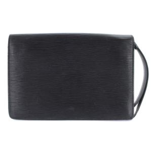 LOUIS VUITTON エピ セリエ ドラゴンヌ クラッチバッグ セカンドバッグ ロゴ ブラック M52612