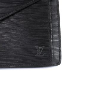 LOUIS VUITTON エピ セリエ ドラゴンヌ クラッチバッグ セカンドバッグ ロゴ ブラック M52612