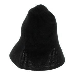 KIJIMA TAKAYUK 22SS BLADE TOP CROWN CLOCHE HAT ハット 帽子 麻 56cm 黒