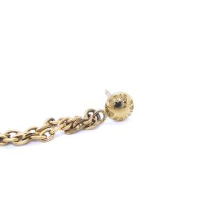 LOUIS VUITTON ブックル ドレイユ パンダン ギャンブル ピアス ゴールド色 M65179