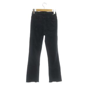MOTHER ドゥーズィエムクラス取り扱い FADED BLACK INSIDER CROP デニム パンツ ジーンズ ブーツカット ストレッチ