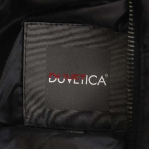 DUVETICA THIADUE フード ダウンジャケット ジップアップ ウール カシミヤ混 38 ダークグレー
