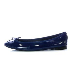 Repetto LILI バレエシューズ フラット リボンモチーフ パテントレザー 38.5 紺