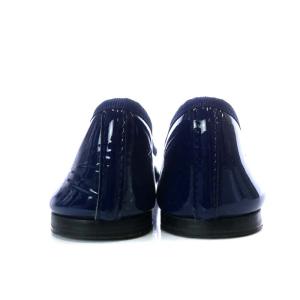Repetto LILI バレエシューズ フラット リボンモチーフ パテントレザー 38.5 紺