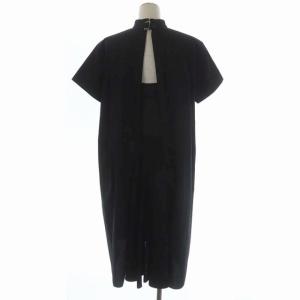 sacai 21年製 ドレスシャツ ワンピース 2 黒