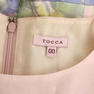 TOCCA DRAWING FLOWER ワンピース オーガンジー 花柄 00 ピンク