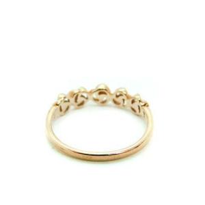 VENDOME AOYAMA リング 指輪 フラワーモチーフ K10 5号 ピンクゴールド