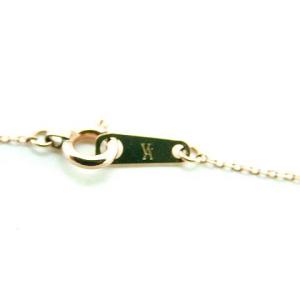 VENDOME AOYAMA ネックレス ストーン K10 ピンクゴールド