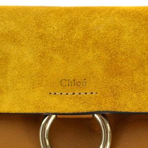 Chloe FAYE ショルダーバッグ ミニ スエード ブラウン