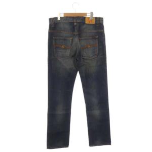 Nudie Jeans THIN FINN デニムパンツ ジーンズ ストレート 32 紺 ネイビー