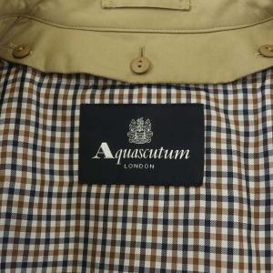 Aquascutum ライナー付トレンチコート ロング 4 ベージュ