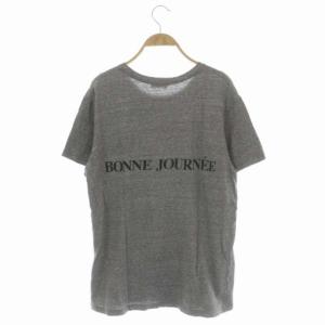 Deuxieme Classe 21SS J AIME Tシャツ カットソー 半袖 プリント クルーネック グレー