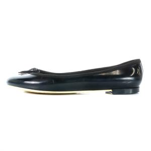Repetto バレエシューズ パンプス リボン エナメル 40 ブラック
