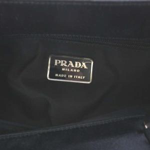 PRADA ハンドバッグ クリアハンドル ナイロン ブラック