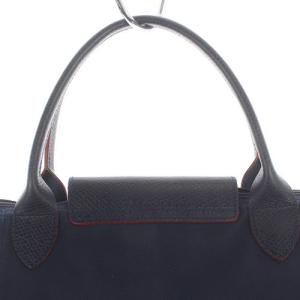 Longchamp ルプリアージュ クラブ トートバッグ ハンドバッグ ロゴ 紺 ネイビー