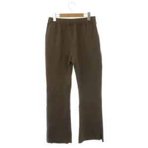 L'Appartement GOOD GRIEF Sweat Pants パンツ スウェット フレア スリット M カーキ