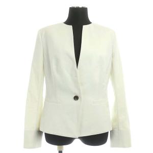 EPOCA 21SS セットアップ スーツ ノーカラージャケット タイトスカート 40 ホワイト