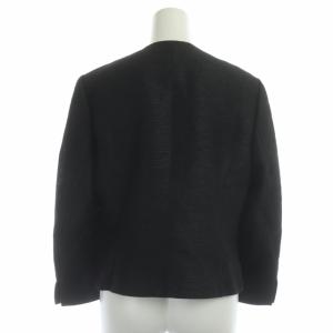 EPOCA 21SS セットアップ スーツ ノーカラージャケット ラップスカート 40 ブラック