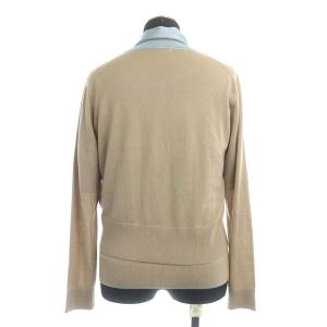 ANAYI アンサンブル カーディガン バイカラー クルーネック ハイネックニット 38 ベージュ