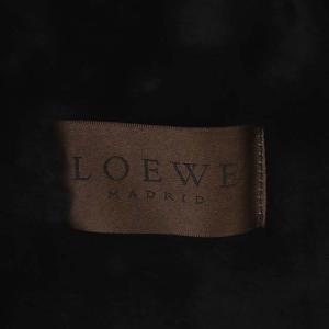 LOEWE ムートンジャケット シングル 38 ブラック