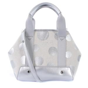 LINO SOPHISTI POIS ショルダーバッグ ハンド 2way ミニ ドット 水玉 ホワイト