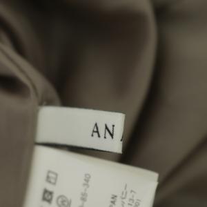 ANAYI 21SS リネンライクツイルタックスカート タイトスカート ロング 34 モカ