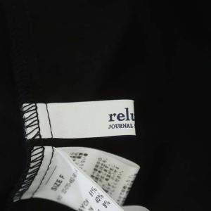 JOURNAL STANDARD relume 22SS ジャージーキャミワンピース バックスリット F ブラック