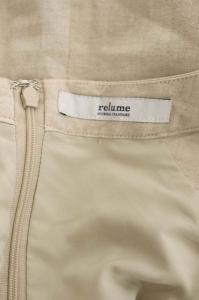 JOURNAL STANDARD relume 21SS リネンコットンホルターネックワンピース ロング フレア ベージュ