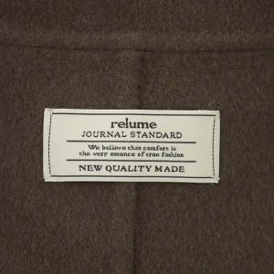 JOURNAL STANDARD relume 21AW ポンチョコート ミドル丈 ダブル 七分袖 F ブラウン