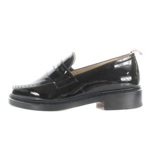 THOM BROWNE PATENT LEATHER PENNY LOAFER ペニーローファー パテントレザー 7.5 黒