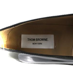 THOM BROWNE PATENT LEATHER PENNY LOAFER ペニーローファー パテントレザー 7.5 黒