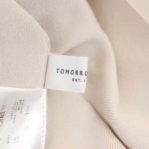 TOMORROWLAND ボウタイプルオーバー カットソー ニット 半袖 S ピンク