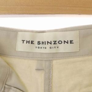 Shinzone ベイカーパンツ テーパード ジッパーフライ 32 ライトベージュ