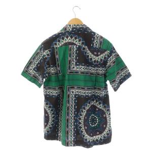 sacai 22SS バンダナ プリント シャツ オープンカラー 半袖 1 マルチカラー