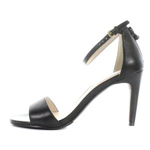 COLE HAAN GRANDZEROS サンダル ヒール ストラップ レザー 6.5 23.5cm 黒 ブラック