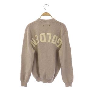 GOLDEN GOOSE 22SS バックロゴニット XS ピンクベージュ