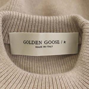 GOLDEN GOOSE 22SS バックロゴニット XS ピンクベージュ