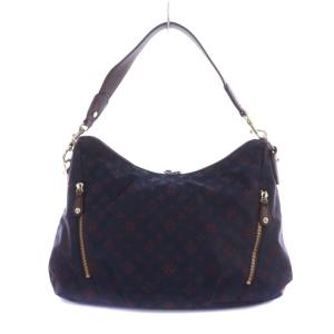 russet ショルダーバッグ ハンドバッグ 2WAY ナイロン モノグラム ワンショルダー 紺 ボルドー ネイビー