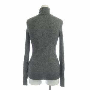 Drawer ニット カシミヤ シルク混 ワイドリブ 長袖 タートルネック 1 グレー