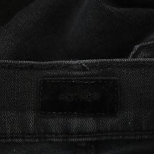 MOTHER INSIDER CROP STEP FRAY カットオフデニムパンツストレッチ 27 グレー