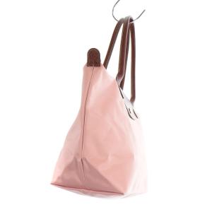 Longchamp ル プリアージュ ナイロントートバッグ ハンドバッグ ピンクべージュ
