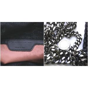 STELLA McCARTNEY ファラベラ ハンドバッグ 2way チェーン フェイクレザー ブラック 495151