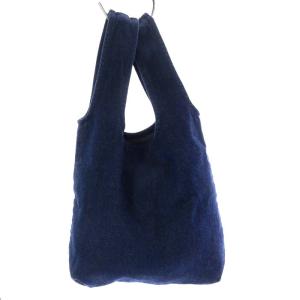 MUVEIL JAPAN DENIM DENIM FABRIC BAG STAR BIJOU トートバッグ デニム スターモチーフ 紺 ネイビー