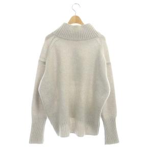 GALERIE VIE 21AW ニット ハイネック S ライトグレー